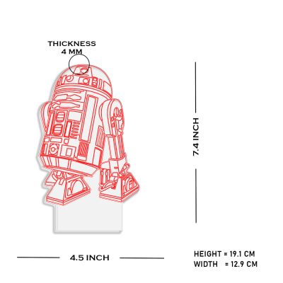 Star Wars Character R2 D2 Night Lamp